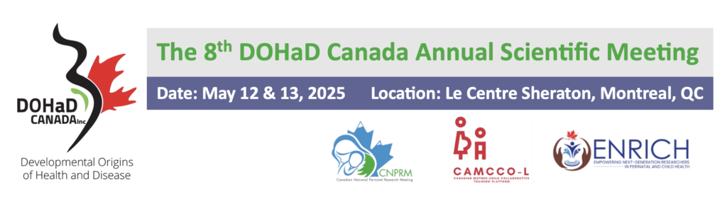 8th DOHaD Canada Annual Scientific Meeting